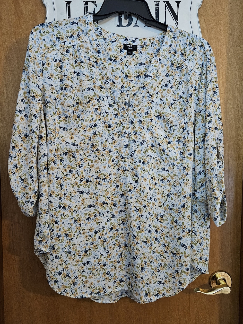 Torrid Floral Harper Blouse